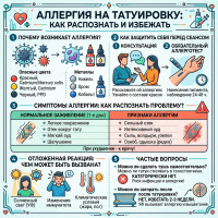 Что важно знать об аллергических реакциях на тату краску?